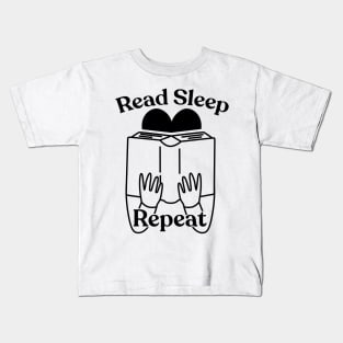 Read Sleep Repeat Kids T-Shirt